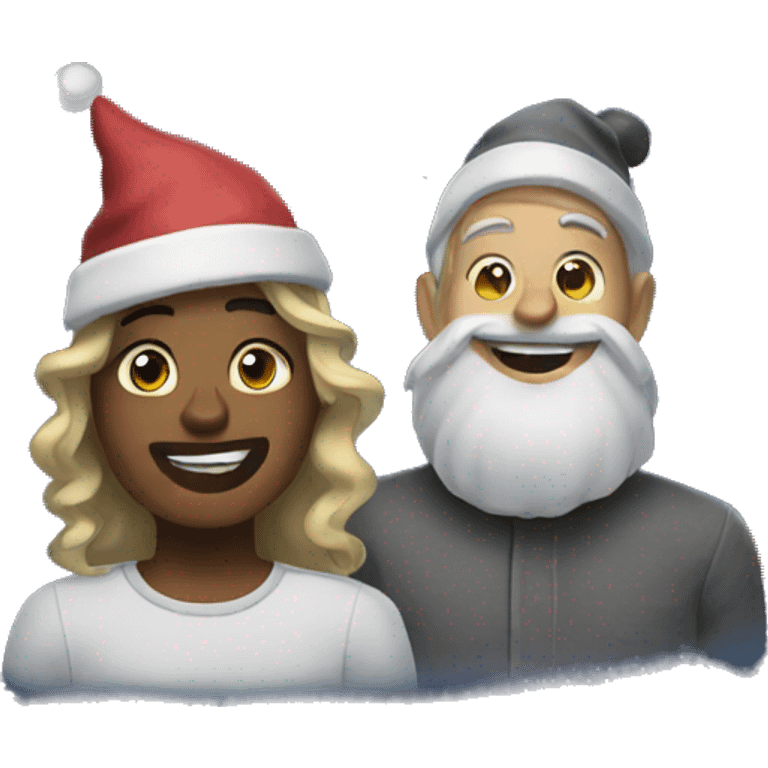 Christmas night emoji