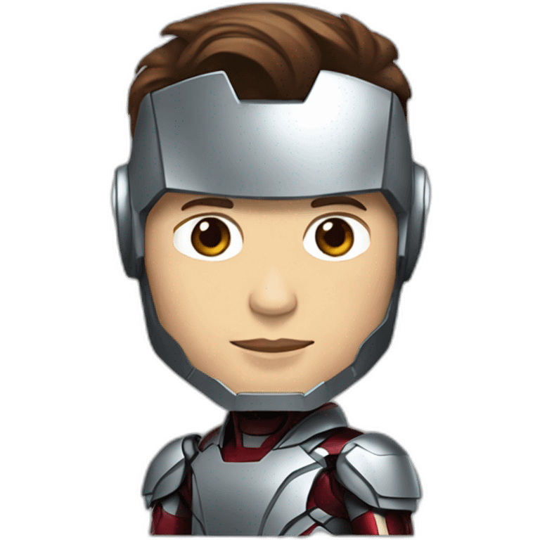 Elon musk with iron man suit emoji