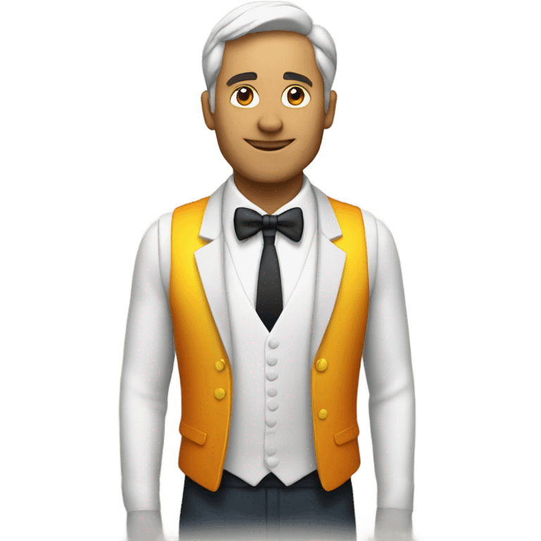 man with luminous waistcoat emoji