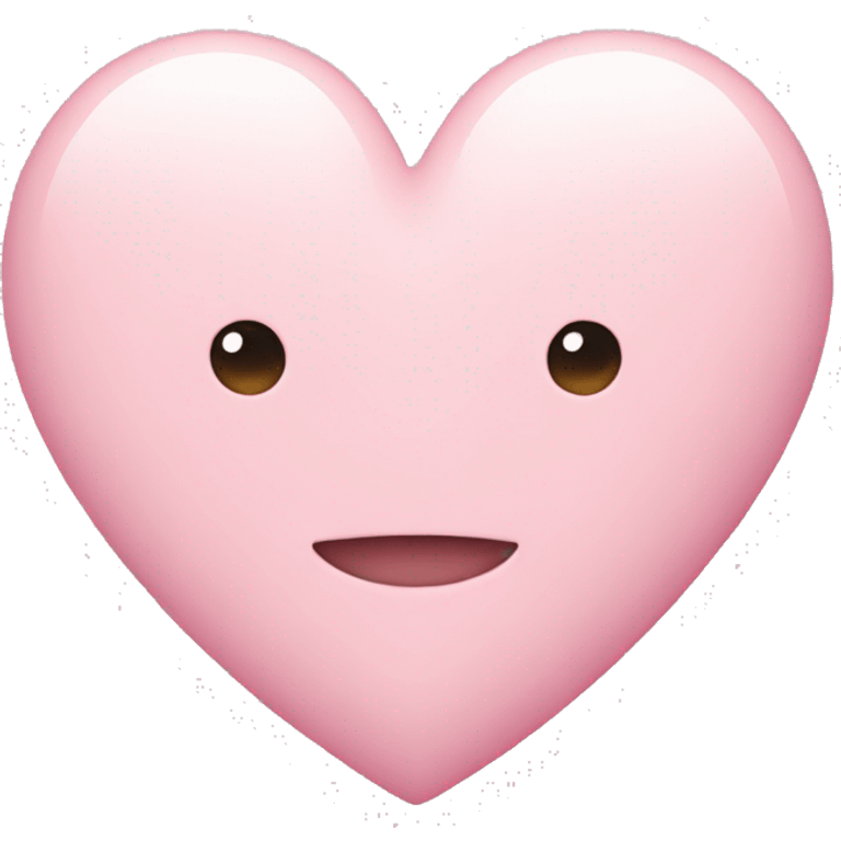 pastel pink heart emoji