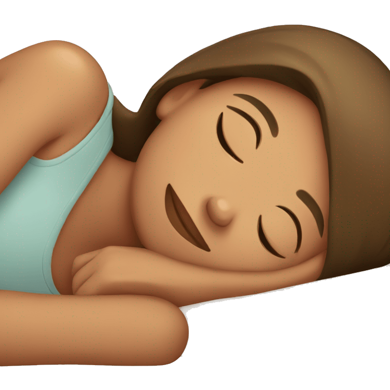 sleeping girl  emoji