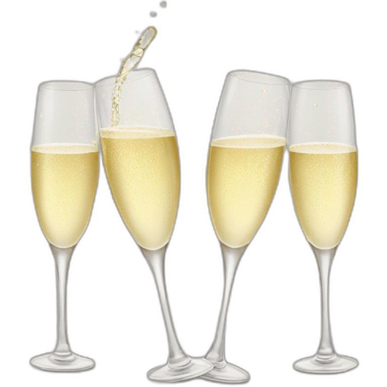 Champagne Glasses Cheers christmas emoji