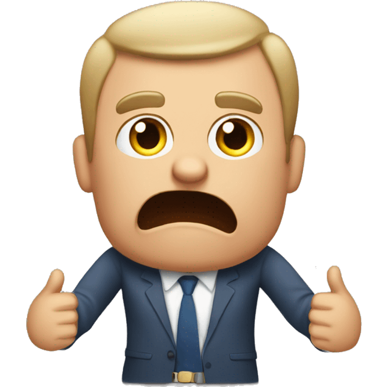 fit Australian dad in an argument emoji