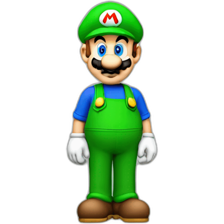 mario on top of luigi emoji