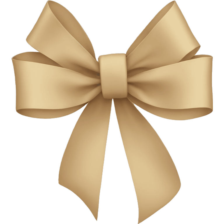 Ribbon but beige  emoji