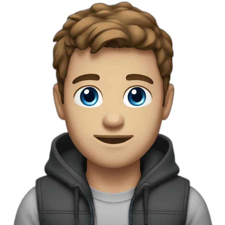 young-brown-haired-man-with-gray-blue-eyes-dressed-in-a-gray-hoodie-and-black-vest emoji