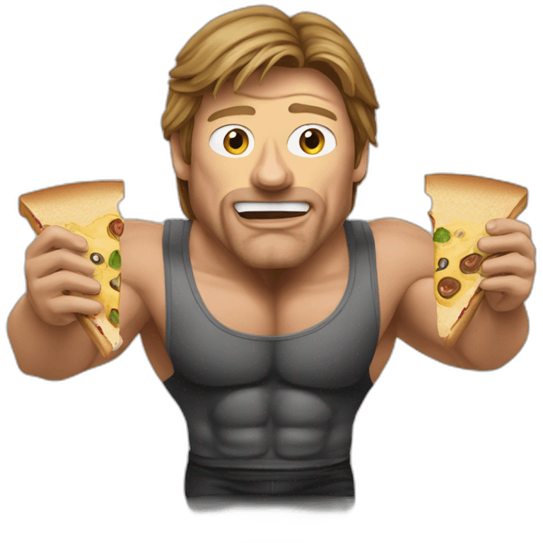 Bodybuilding Sean Bean eating a sandwhich emoji