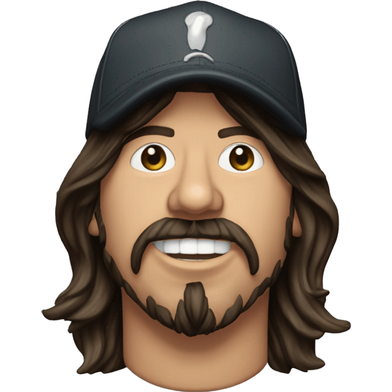 dave grohl long hair basecap emoji