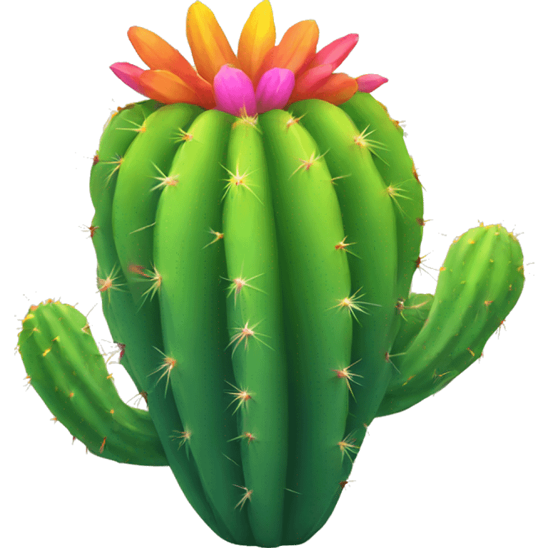 rainbow cactus emoji