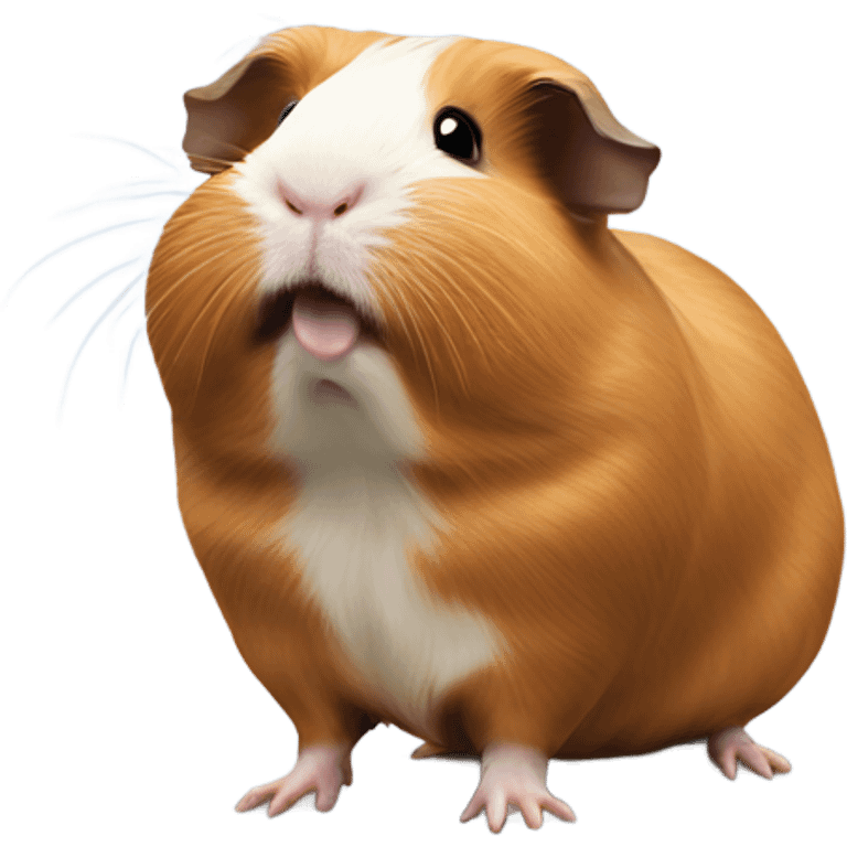 A guinea pig standing on two legs emoji