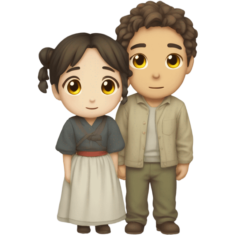 studio ghibli cute couple emoji