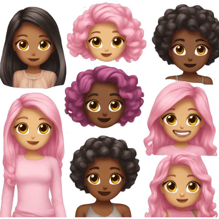 aesthetic girly emojis emoji