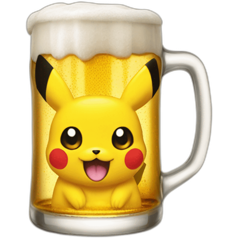 Picachu biere emoji