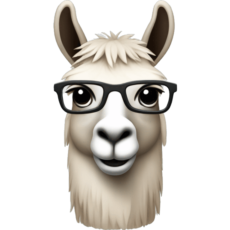 a llama data scientist emoji