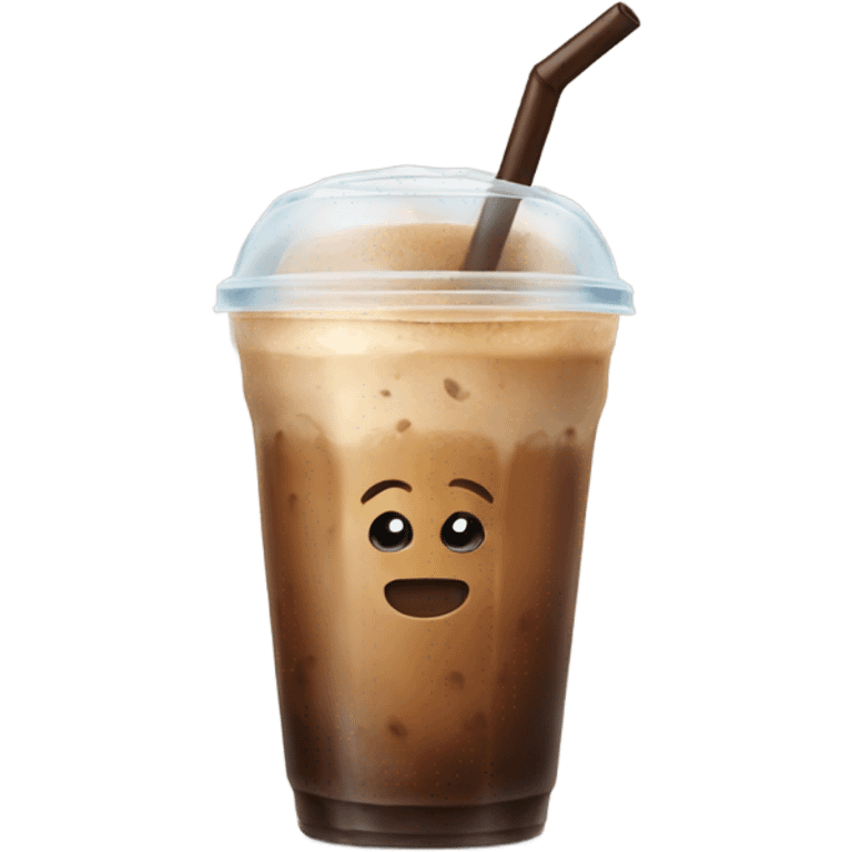 Ice coffee emoji