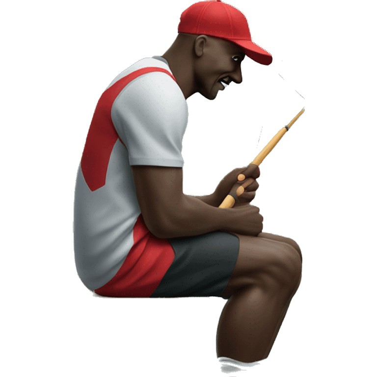 michael jordan fishing  emoji