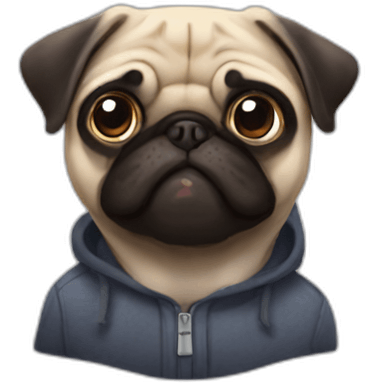 pug man emoji