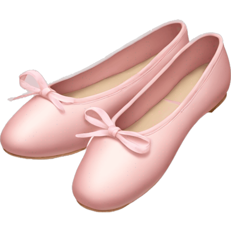 Pale pink ballet shoes emoji