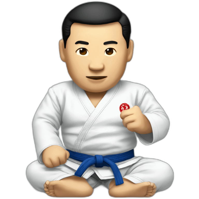 Xi Jinping doing jiu jitsu emoji