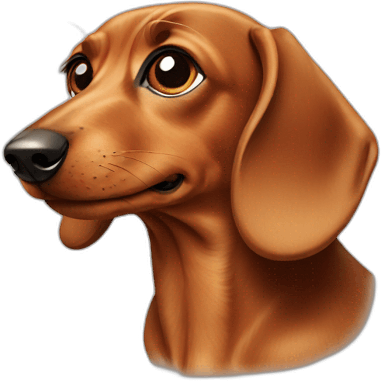 dachshund dog emoji