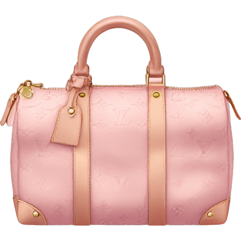 Light pink Louis Vuitton bag emoji