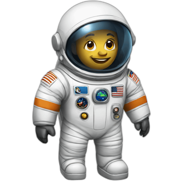 Spaceship astronaut emoji