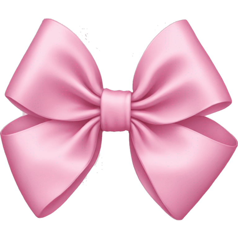 Light pink bows emoji