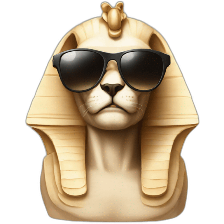 sphinx with sunglasses  emoji