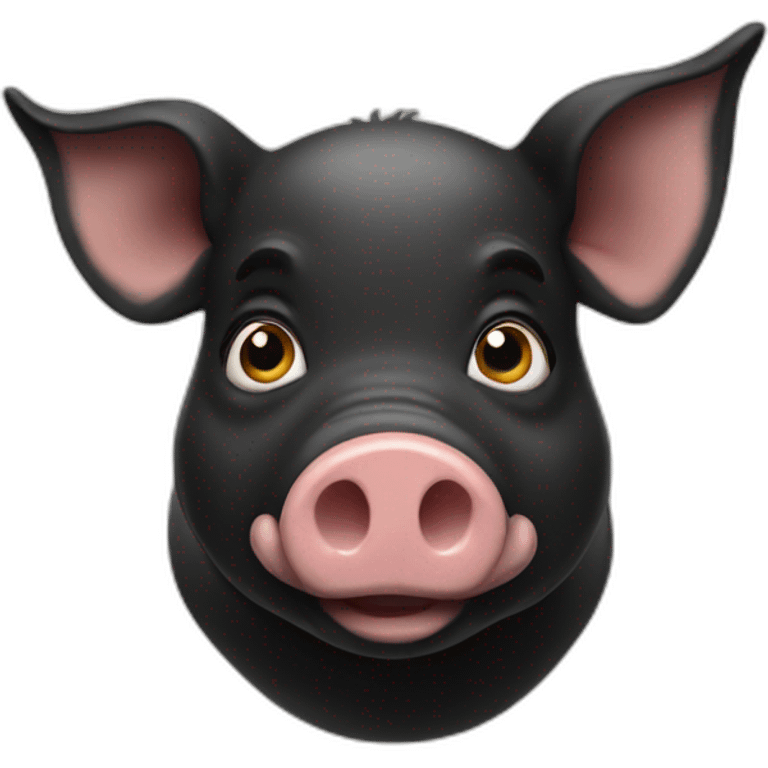 Black Pig emoji