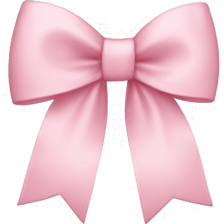 Light pink bow emoji