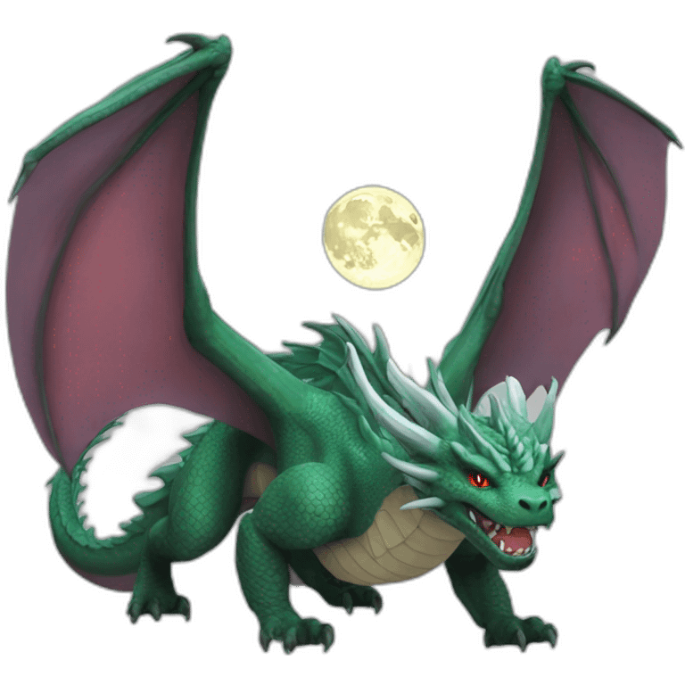 dragon-moon-mountain emoji