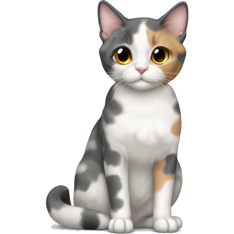 Dilute calico emoji