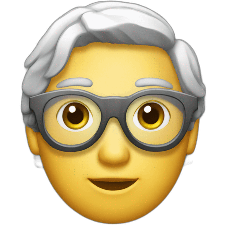 peixe de oculos de grau emoji