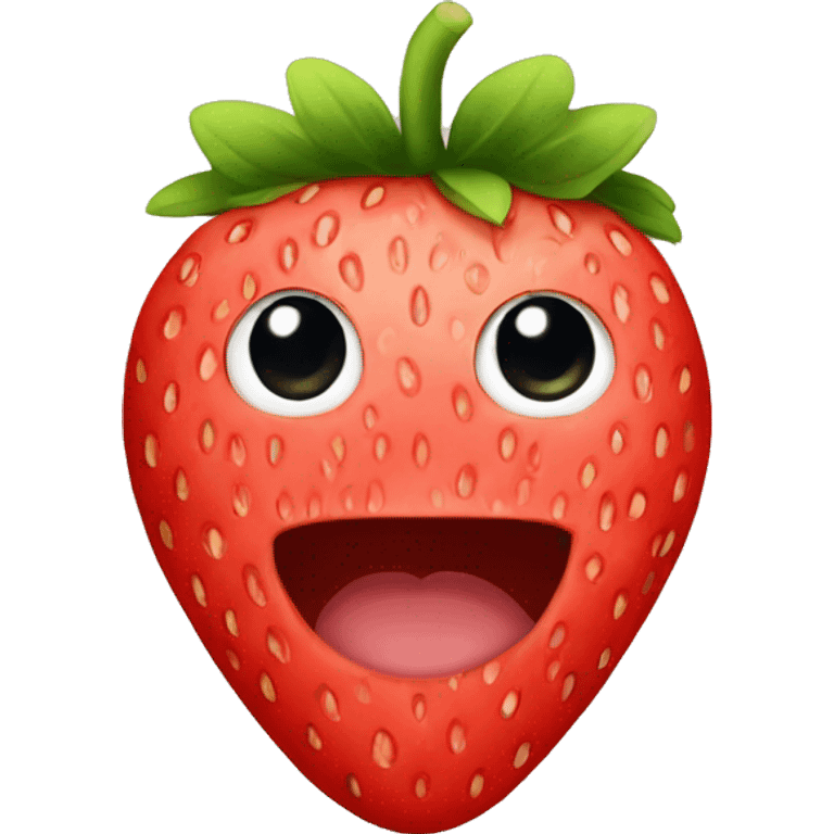 Strawberry avena  emoji