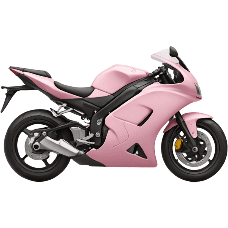 Light pink motobike emoji