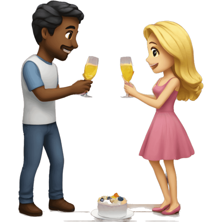 Romantic date emoji