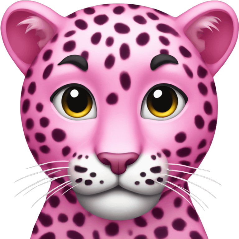 pink leopard emoji