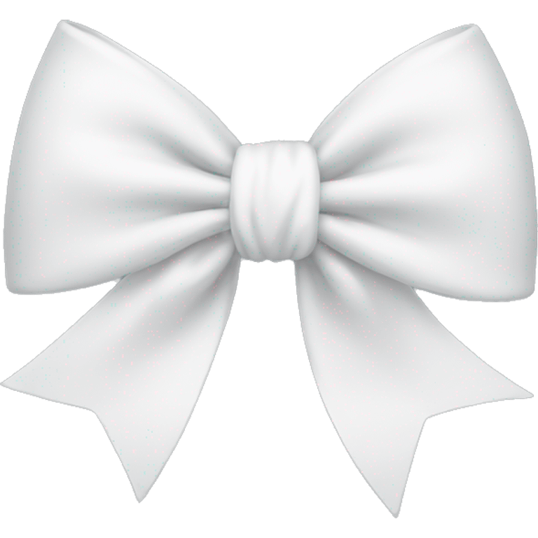 White bow emoji