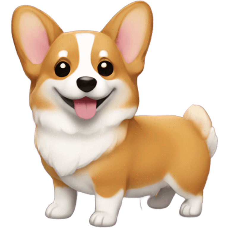 Corgi love emoji