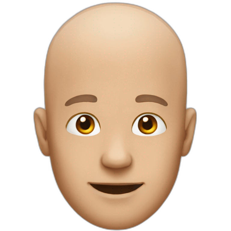 emoji without hair emoji