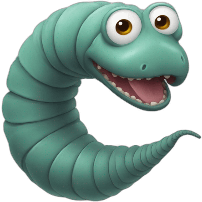 Lagarfljót Worm realistic emoji