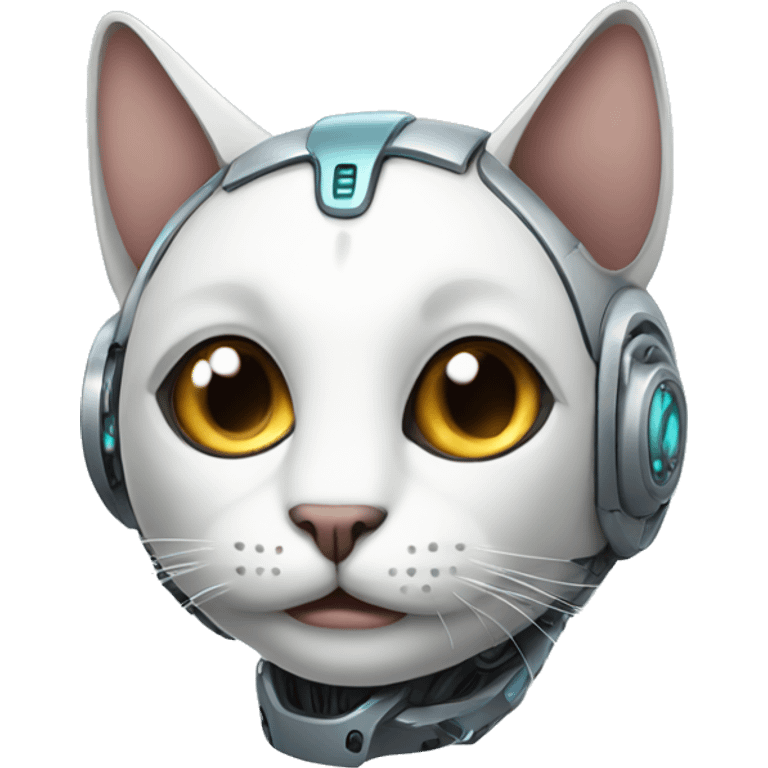 Robot cat emoji