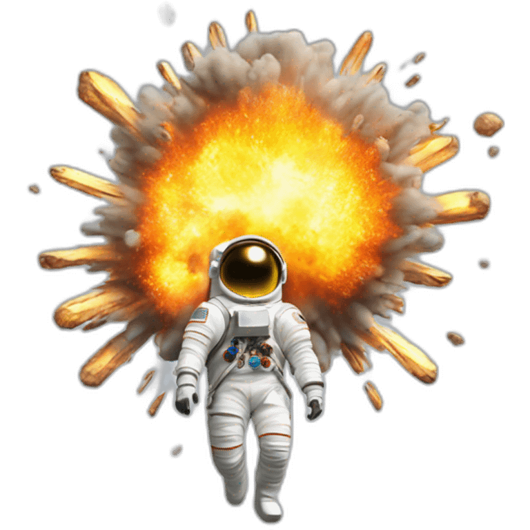 explosion astronaut emoji