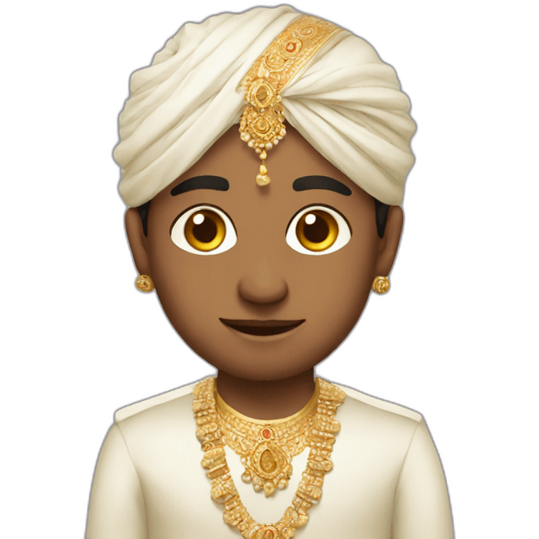 indian wedding boy emoji