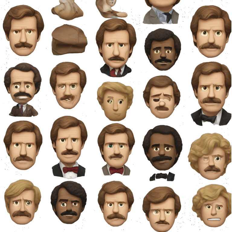 Ron burgundy  emoji