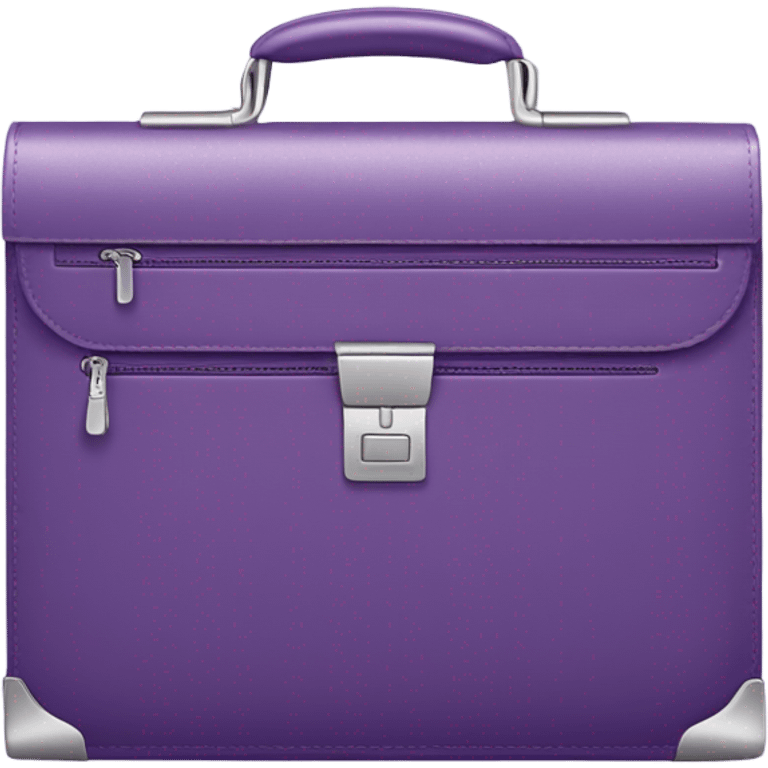 purple briefcase emoji