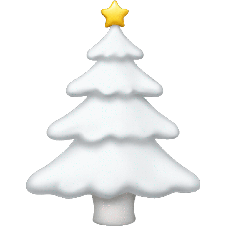 white-christmas-tree emoji