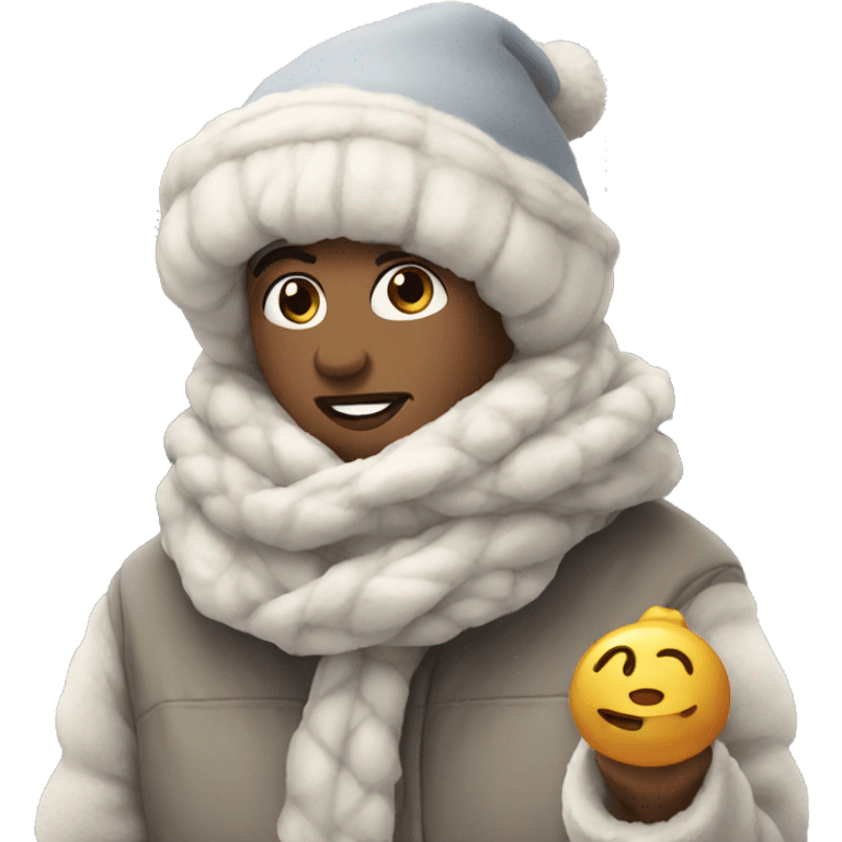 Cozy winter emoji