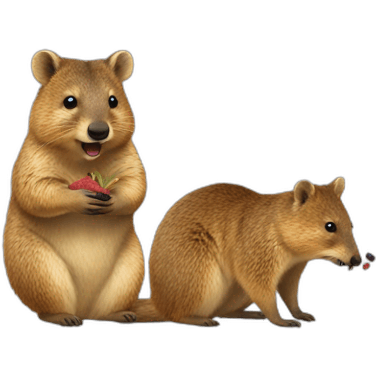 eating quokka emoji