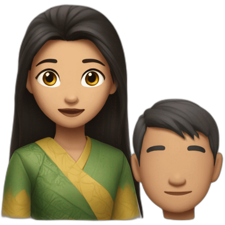 Raya and the last dragon movie, vietnamese girl emoji